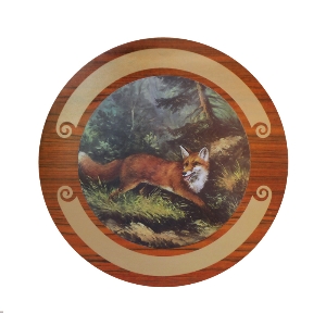Cible d'honneur renard 34cm