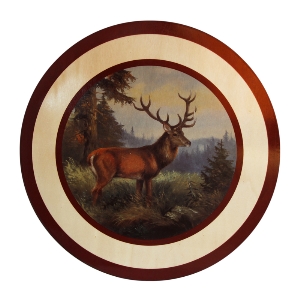 Rondelle d'honneur cerf 35cm