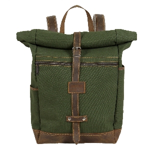 Sacs à dos pour la chasse et l’outdoor von AKAH AKAH Rolltop-Rucksack aus Canvas 61312001
