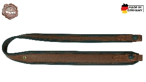 Bretelle de fusil pour la chasse et le sport von AKAH AKAH Gewehrriemen Elchleder mit Blitzriemenknopf 67276000