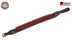Étuis à cartouches et ceintures porte-cartouches von AKAH AKAH Patronengürtel Büffel-Leder mit Loden 67815000