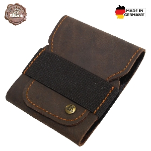 Accessoires d'armes pour la chasse et le tir sportif von AKAH AKAH Patronenetui aus Büffelleder mit Pullup-Effekt 67902000