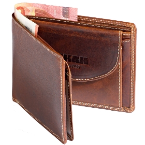 Cadeaux spéciaux pour chasseurs von AKAH Porte-monnaie format paysage BIG FIVE 78558000