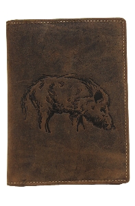 Cadeaux spéciaux pour chasseurs von AKAH Etui pour permis de chasse Keiler 78560000