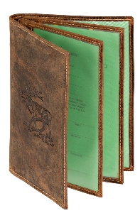 Cadeaux spéciaux pour chasseurs von AKAH Etui pour permis de chasse Cerf 78561000