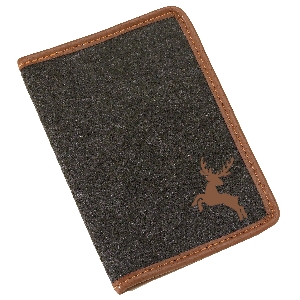 Cadeaux spéciaux pour chasseurs von AKAH AKAH Jagdscheinetui Loden braun 78565000
