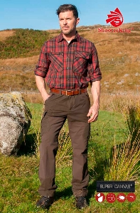 AKAH Pantalons pour la chasse et le territoire de chasse von AKAH SHOOTERKING Pantalon en cordura uni 82140004