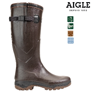 Bottes en caoutchouc pour territoire et outdoor von AKAH AIGLE PARCOURS® 2 Vario braun 86544047