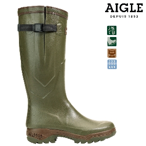 Bottes en caoutchouc pour territoire et outdoor von AKAH AIGLE PARCOURS® 2 Vario khaki 86545047