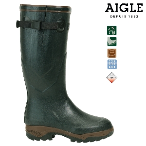 Bottes en caoutchouc pour territoire et outdoor von AKAH AIGLE PARCOURS® 2 Iso grün 86546036