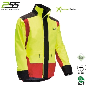 Veste de pluie PSS X-treme Rain jaune/rouge
