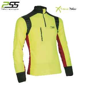 PSS X-treme Polar Fleeceshirt jaune/rouge