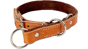 AKAH Etrangleur avec limitation doublé de cuir de yak