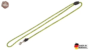 AKAH Umhängeleine Dog Rope Stahlblau-Neongelb