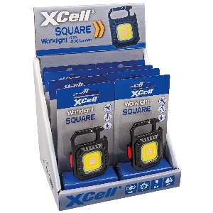 Équipement de chasse pour territoire de chasse et activités de plein air von AKAH XCell Work Square LED-Akku-Leuchte (Display 8 Stück) 69125000