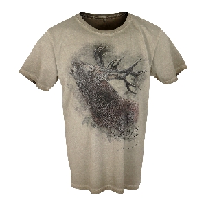 ALMTRACHT T-shirt cerf, marron